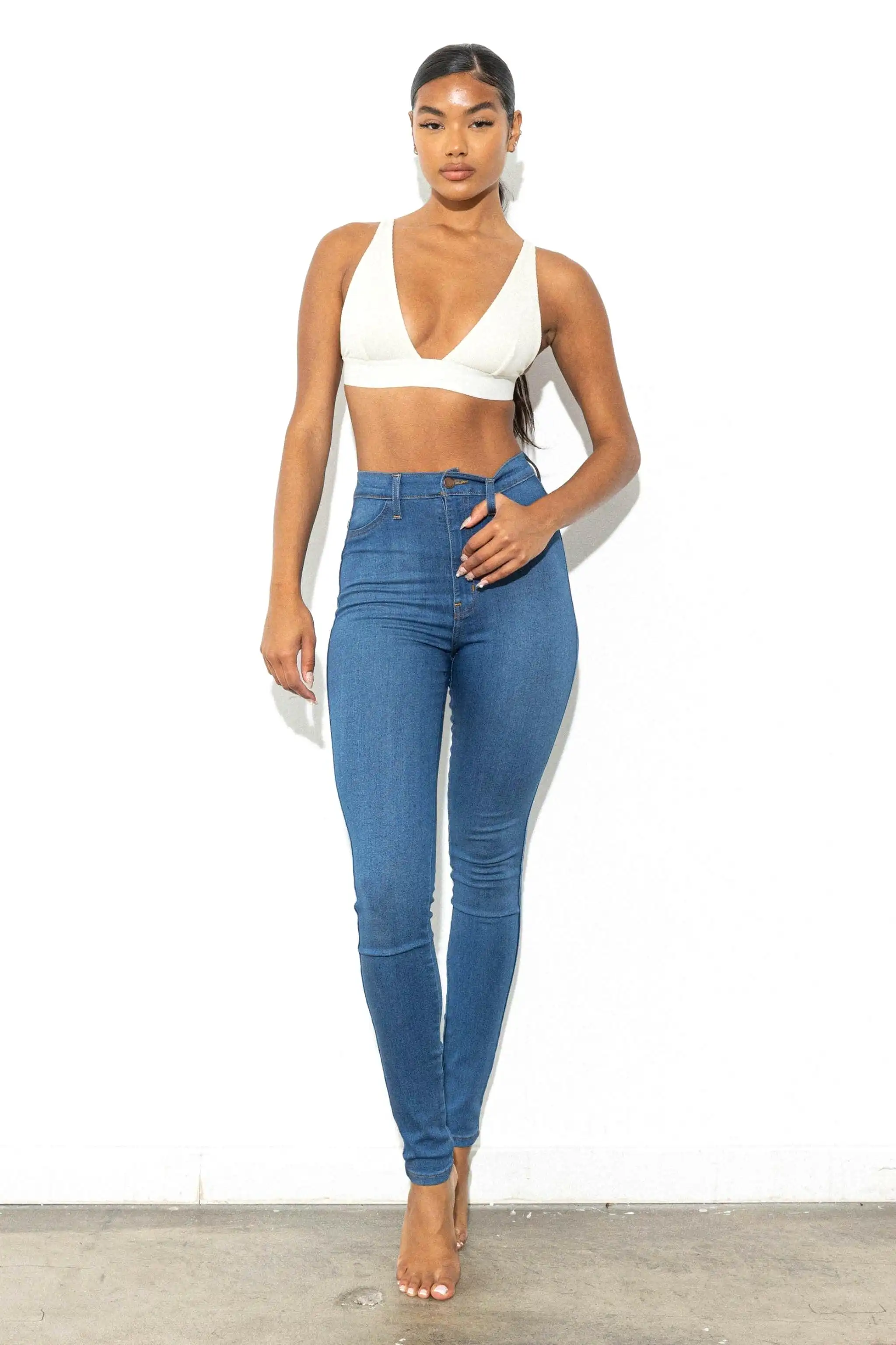 Super Smoothing Stretch Skinny Jeans