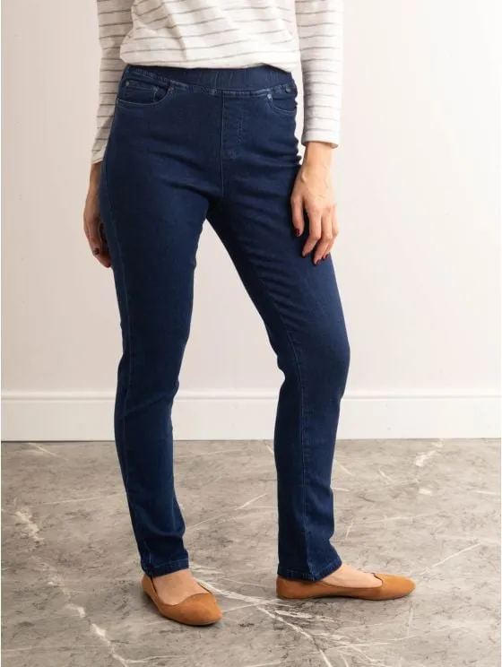 Super Stretch Jeggings in Navy