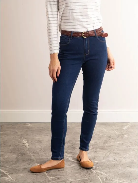 Super Stretch Slim Fit Jeans in Dark Denim