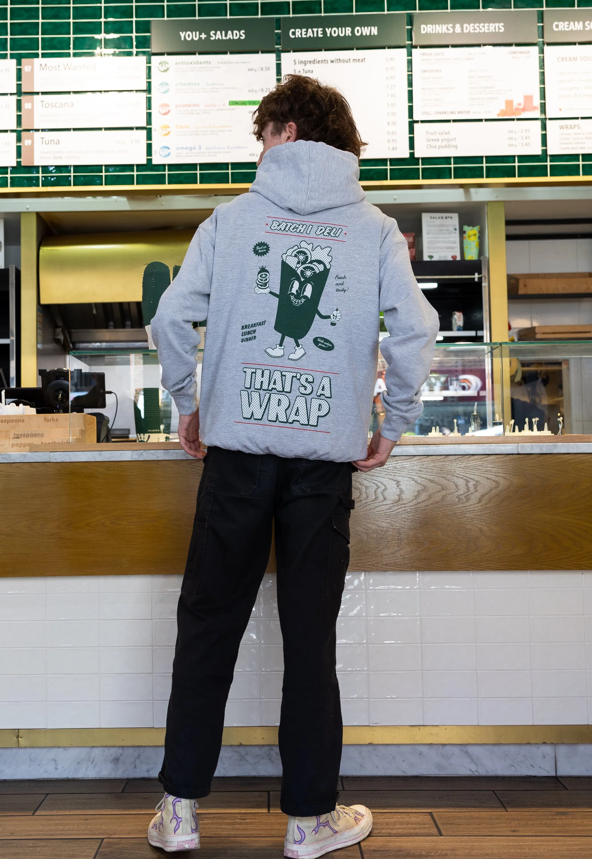 That’s A Wrap Grey Batch1 Deli Hoodie