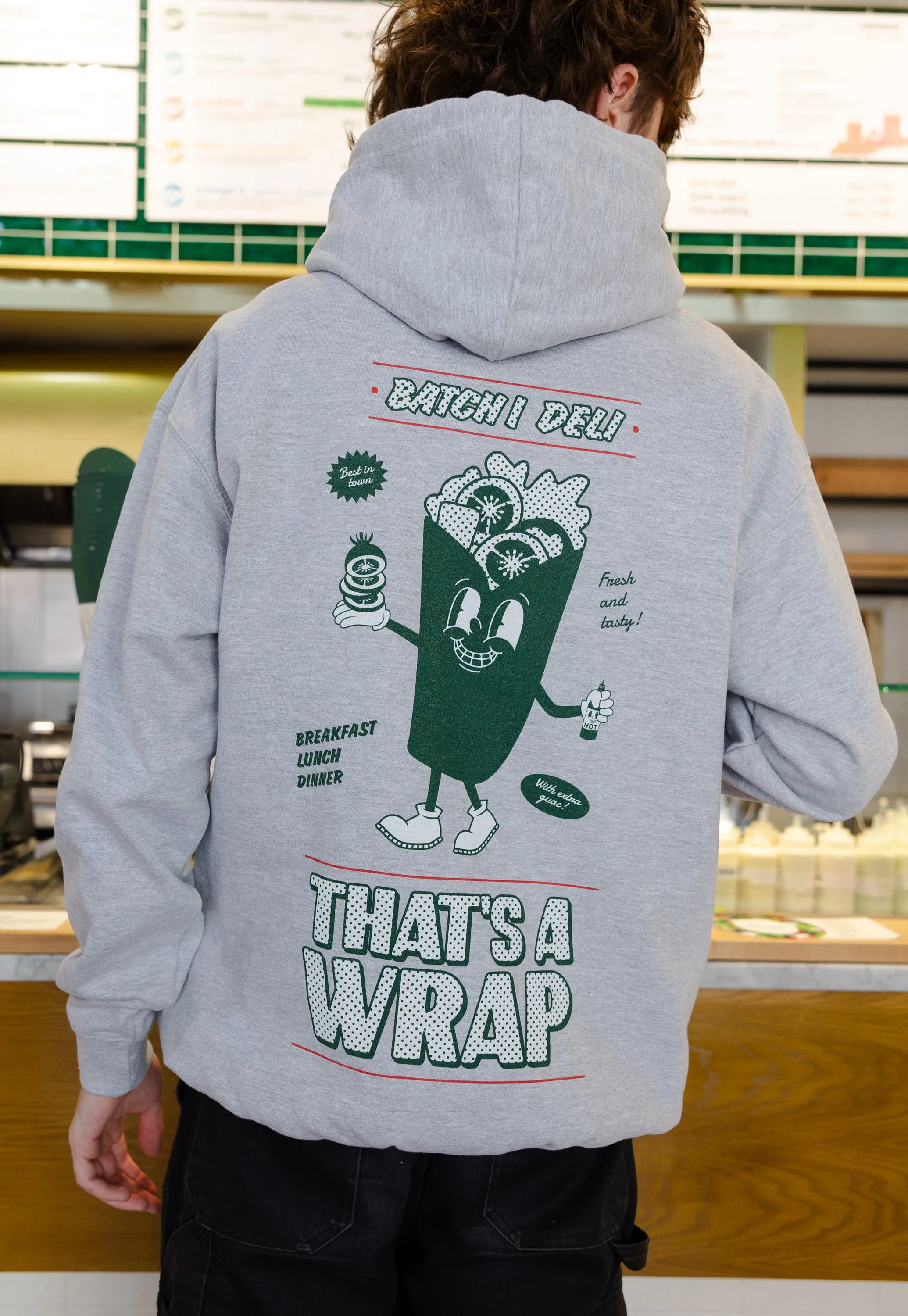 That’s A Wrap Grey Batch1 Deli Hoodie