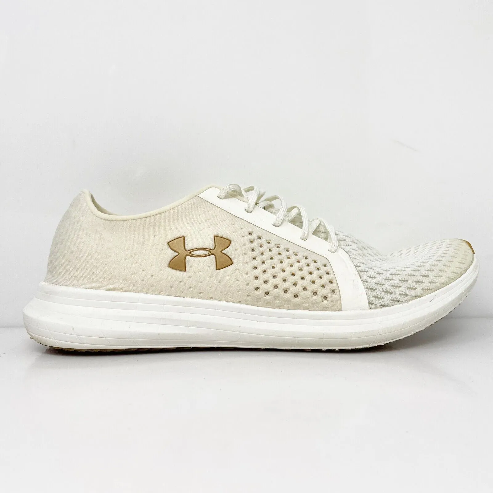 Under Armour Womens Sway 3000102-002 Ivory Running Shoes Sneakers Size 9