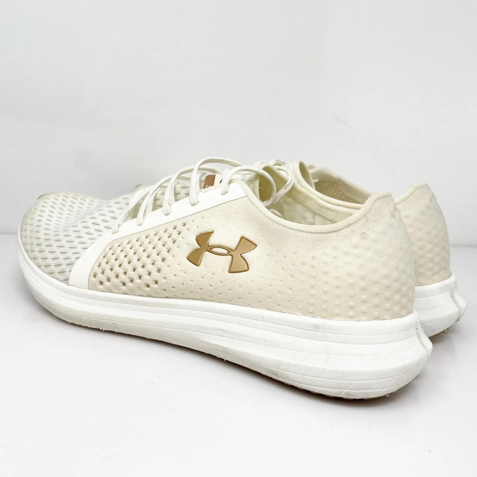 Under Armour Womens Sway 3000102-002 Ivory Running Shoes Sneakers Size 9