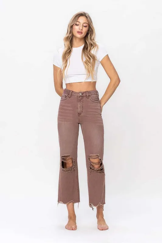 Vervet 90's Vintage Crop Flare Jean