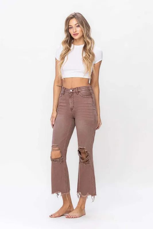 Vervet 90's Vintage Crop Flare Jean