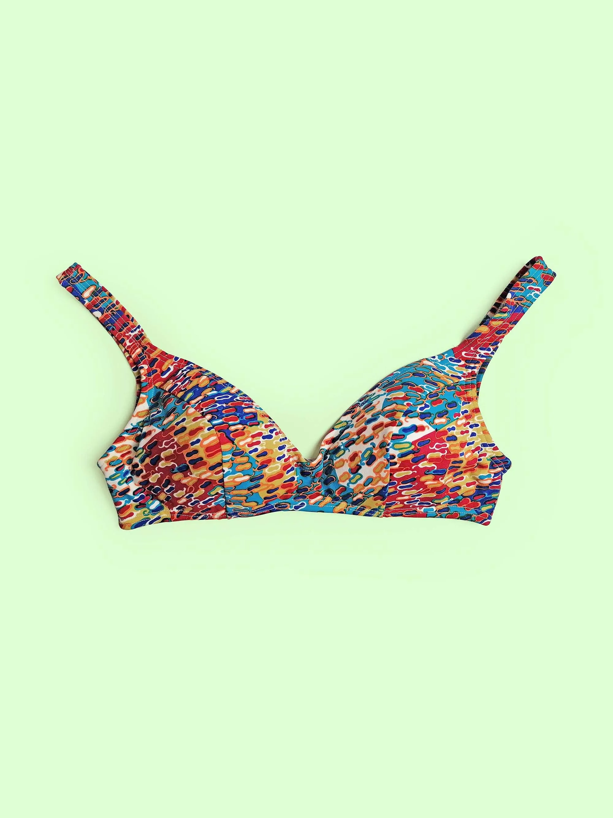 Vintage 70's 60's Retro Swimsuit Bra