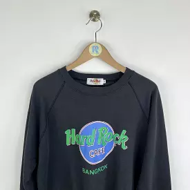 Vintage Hard Rock Cafe Bangkok Sweatshirt (Medium/Large Women's)