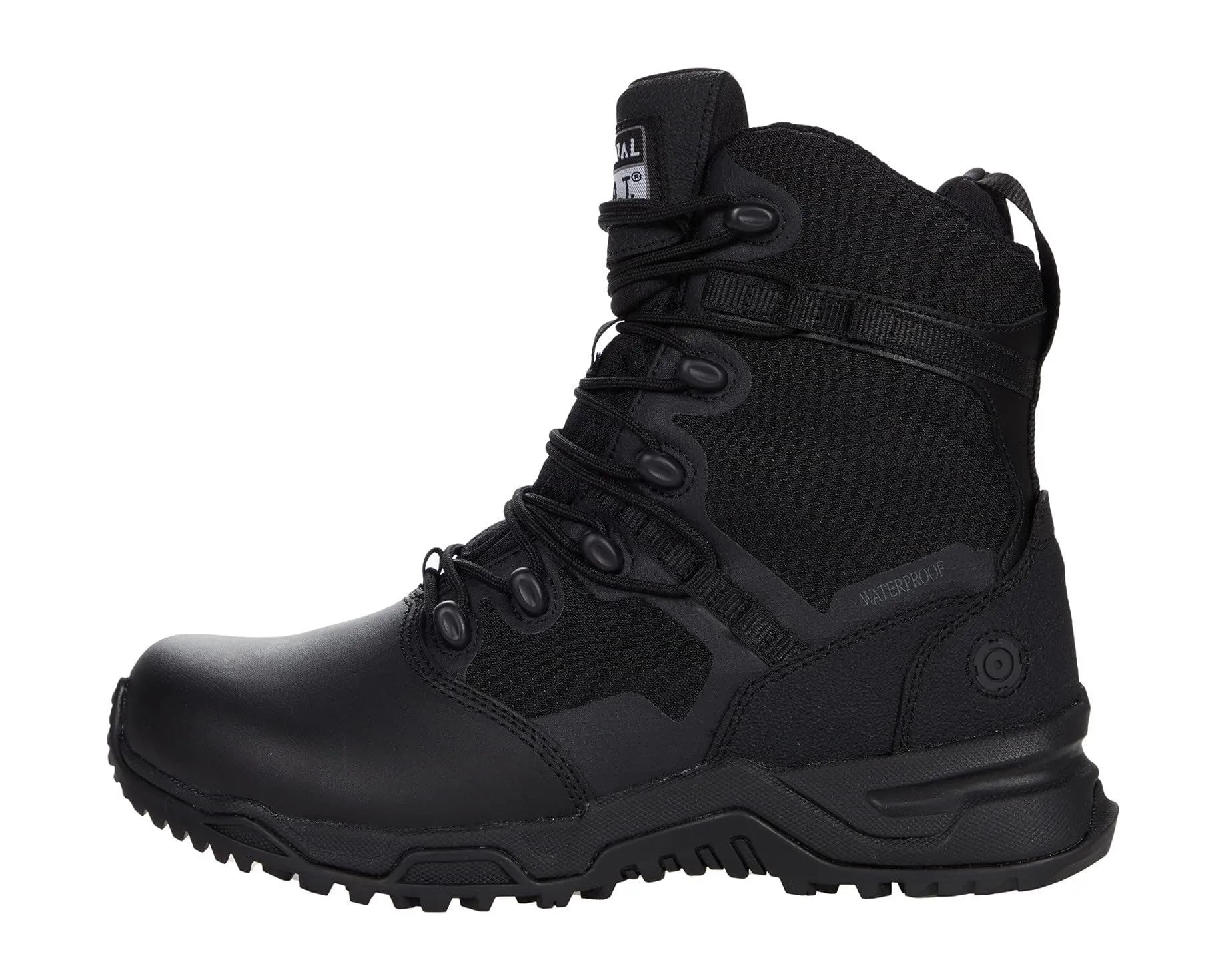 Women's Unisex Original S.W.A.T. Alpha Fury 8 Side Zip Leather Toe Waterproof (Wide)