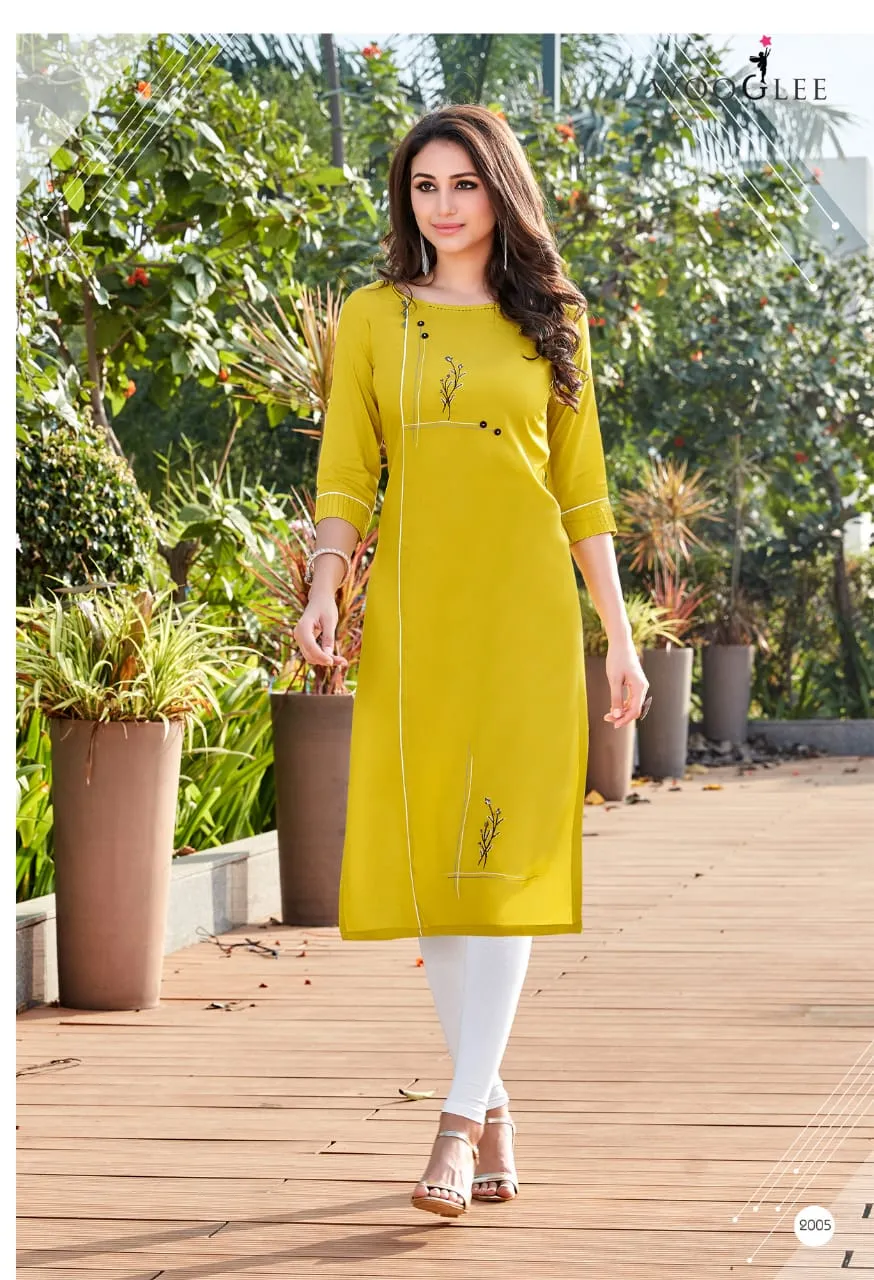 Wooglee Barbella Stylish Designer Ethnic Kurti Collection